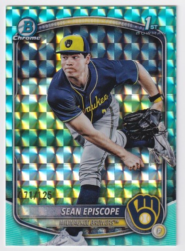 2025 bowman draft chrome aqua - 2025,