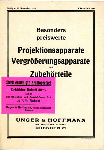 Unger hoffmann depliant - unger, &